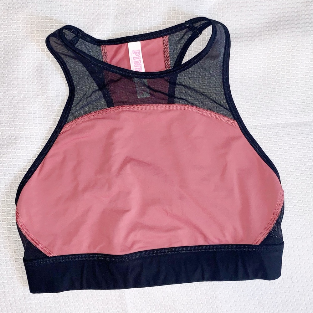NWOT VS PINK High Neck Seamless Sports Bra - Small